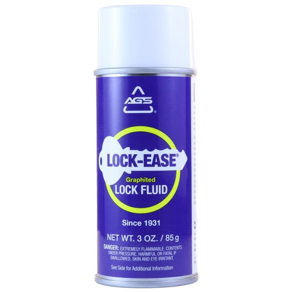 AGS Lock-Ease Graphite Lock Lubricant, 3 Oz. Aerosol