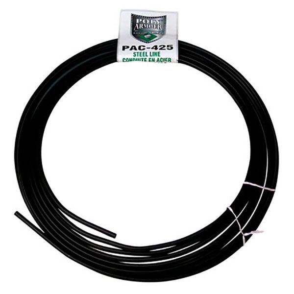 AGS Poly-Armour PVF Steel Brake Line Tubing Coil, 3/16 In. x 325 Ft.