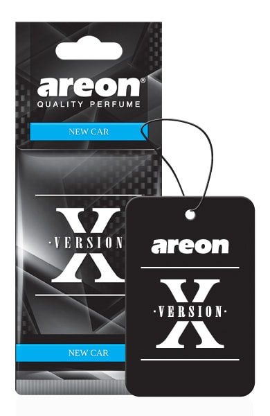 Areon X Version Hanging Car Air Freshener, New Car