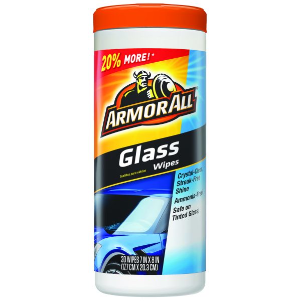 Armor All Glass Wipes, 30 ct.