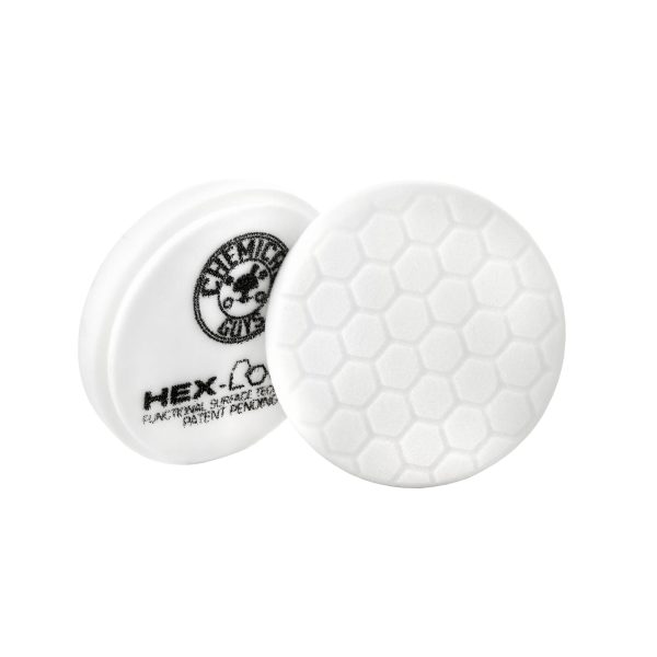 Chemical Guys White Hex-Logic Light-Medium Polishing Pad, 5 In