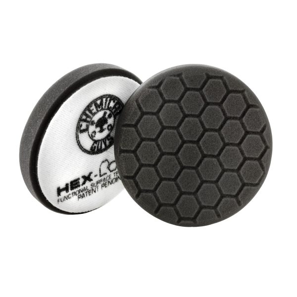 Chemical Guys Black Hex-Logic Finishing Pad, 6 In