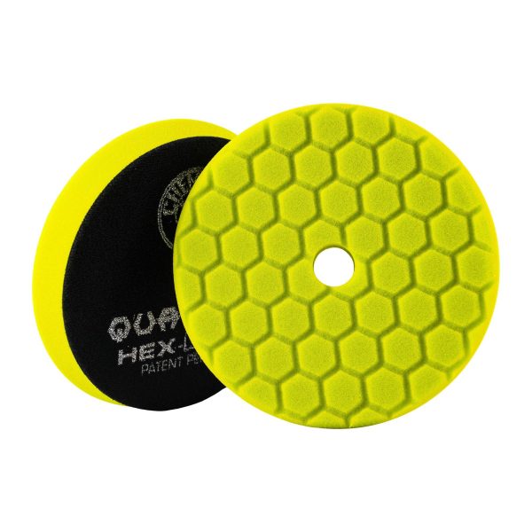 Chemical Guys Yellow Hex-Logic Quantum Heavy Cutting Pad, 5 In