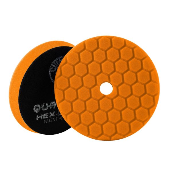 Chemical Guys Orange Hex-Logic Quantum Medium-Heavy Cutting Pad, 6 In