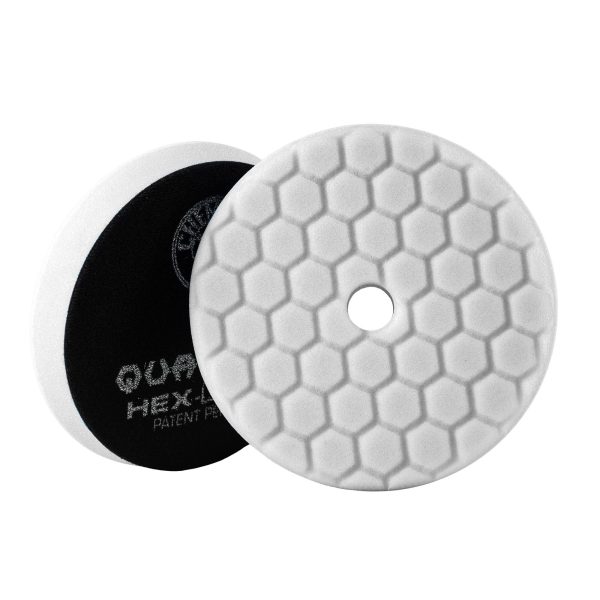 Chemical Guys White Hex-Logic Quantum Light-Medium Polishing Pad, 5 In