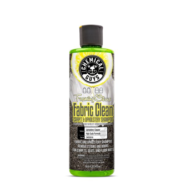 Chemical Guys Foaming Citrus Fabric Clean Carpet & Upholstery Shampoo