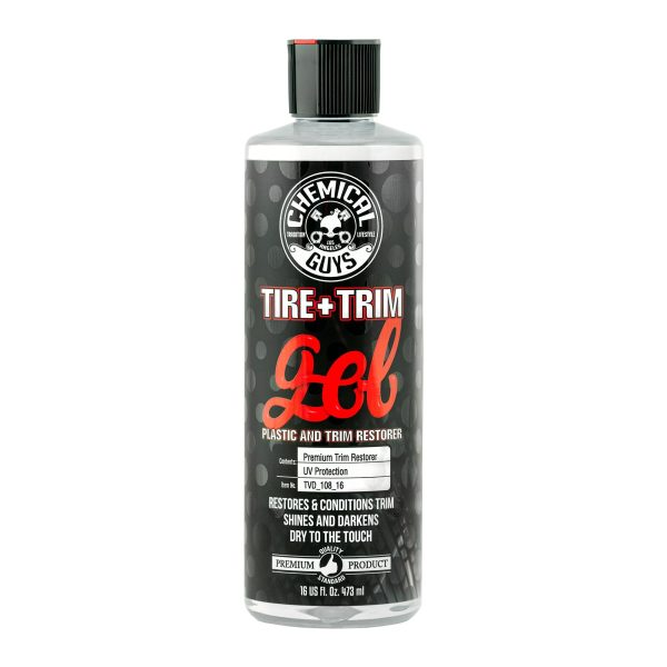 Chemical Guys Tire+Trim Gel Plastic and Rubber High-Gloss Restorer