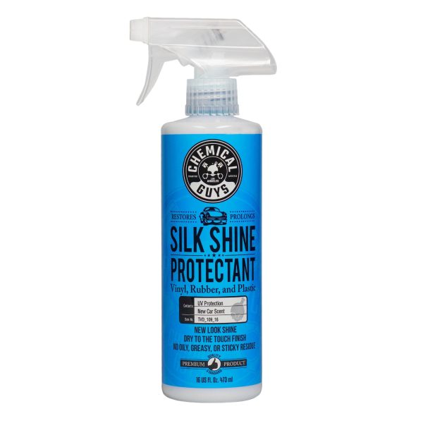 Chemical Guys Silk Shine Protectant Vinyl, Rubber, and Plastic, 16 Oz