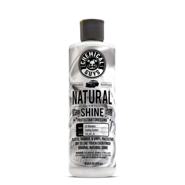 Chemical Guys Natural Shine New Look Shine Plastic, Rubber, Vinyl