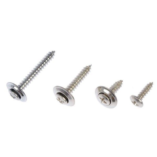 Dorman Trim Screw Assortment, Chrome, #8