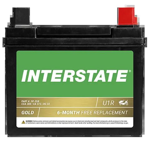 Interstate Battery, Group U1R, 300 CCA