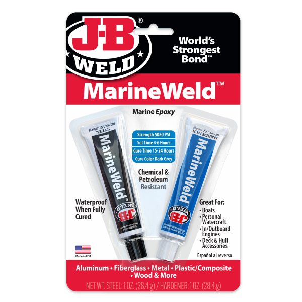 J-B Weld MarineWeld Epoxy, 2 x 1 Oz