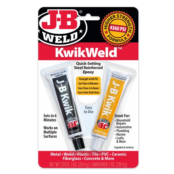J-B Weld KwikWeld Bond, 2 x 1 Oz