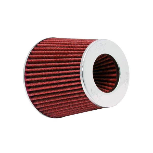 K&N Universal Clamp-On Air Filter, Red Top