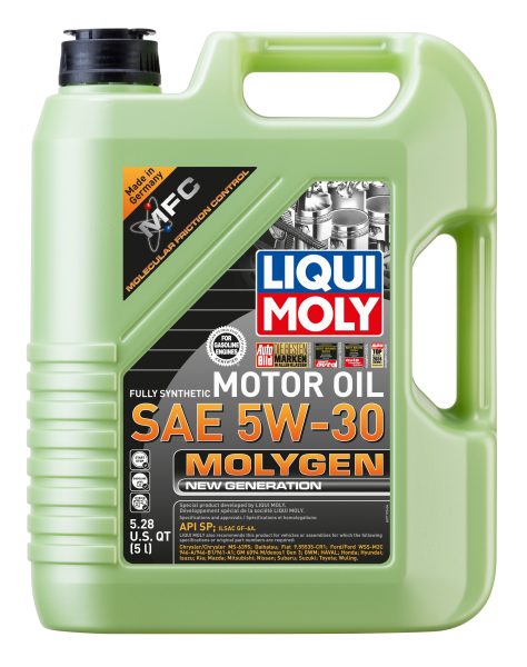 Liqui Moly Molygen New Generation 5W-30 Motor Oil, 5 Liter