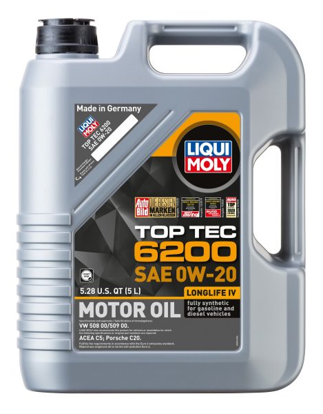 Liqui Moly Top Tec 6200 0W-20 Motor Oil, Long Life IV