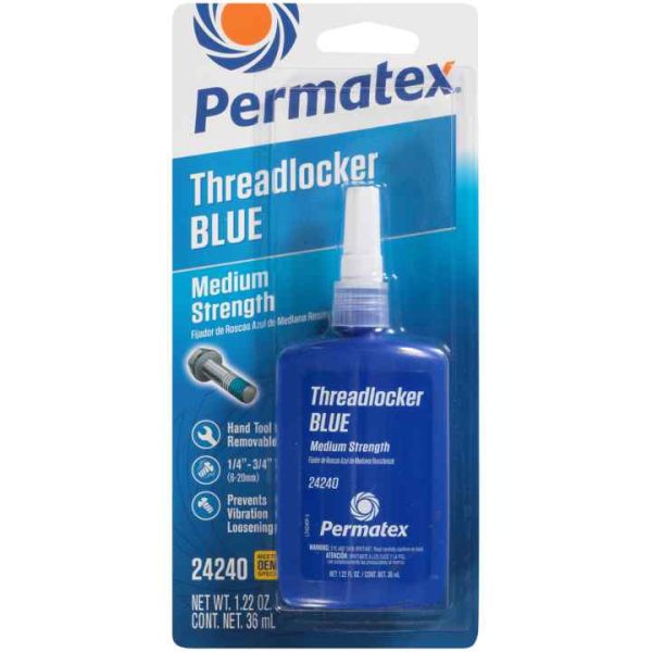 Permatex Blue Threadlocker, 36 Ml