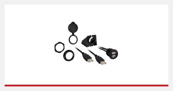 Metra Install Bay IBR74 DUAL USB Pass Through Extension (Retail Pack)