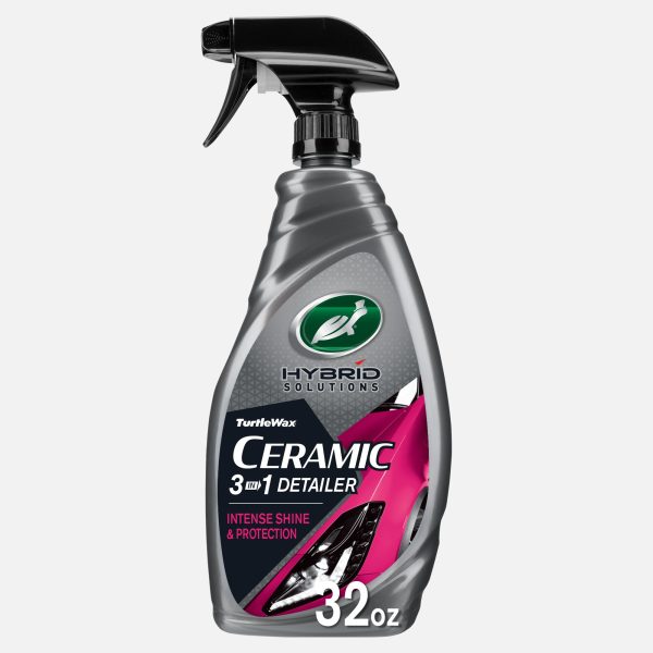 Turtle Wax Hybrid Solutions Ceramic Wax 3-in-1 Detailer, 32 Oz