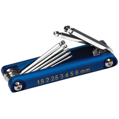 Performance Tool 8-Piece Metric Aluminum Hex Key Set
