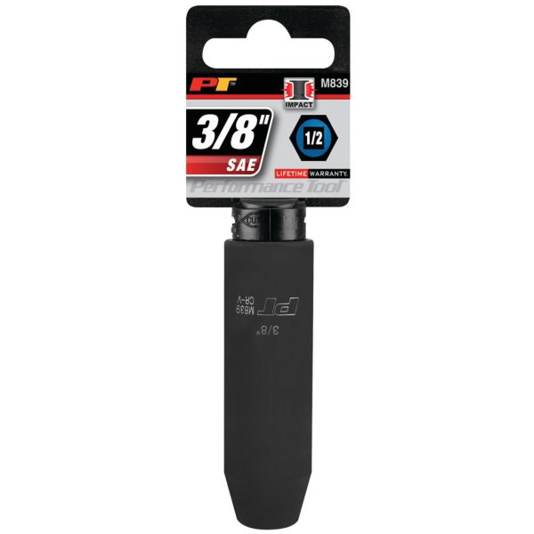 Performance Tool 1/2 In. Drive 3/8 In. 6-Point Deep Impact Socket