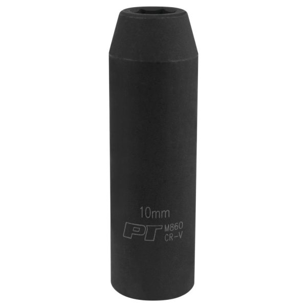 Performance Tool 1/2 In. Drive 10mm 6-Point Deep Impact Socket