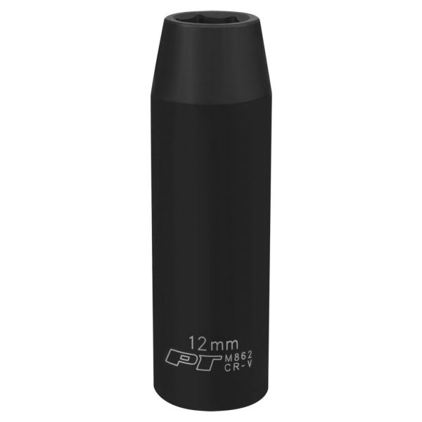 Performance Tool 1/2 In. Drive 12mm 6-Point Deep Impact Socket