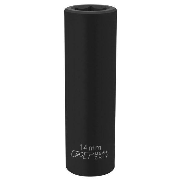 Performance Tool 1/2 In. Drive 14mm 6-Point Deep Impact Socket