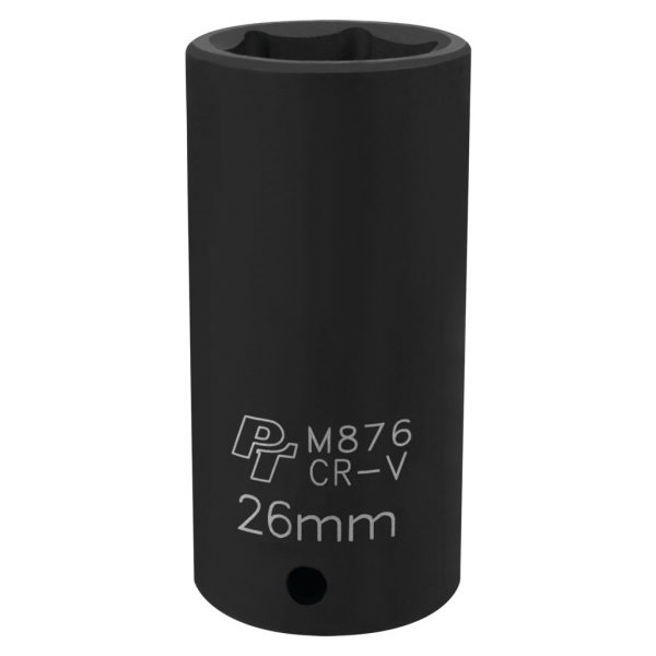 Performance Tool 1/2 In. Drive 26mm 6-Point Deep Impact Socket