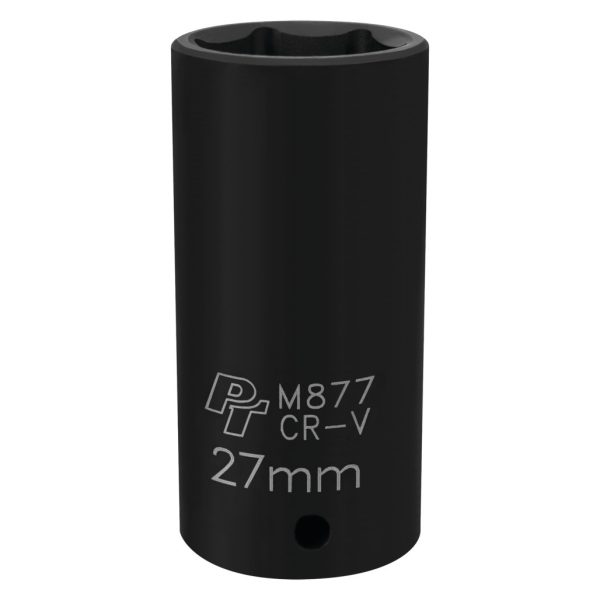 Performance Tool 1/2 In. Drive 27mm 6-Point Deep Impact Socket