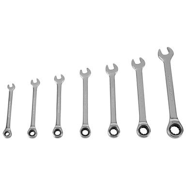 Performance Tool 7-Piece Metric Ratcheting Wrench Set