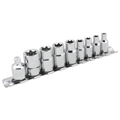 Performance Tool 9-Piece External Star Socket Set