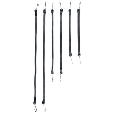 Performance Tool 6-Piece EPDM Tarp Strap Assortment