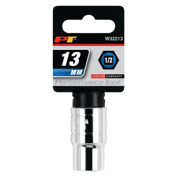 Performance Tool 1/2 In. Drive 13mm 6-Point Socket