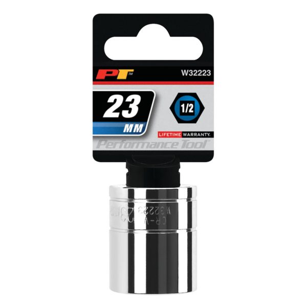 Performance Tool 1/2 In. Drive 23mm 6-Point Socket