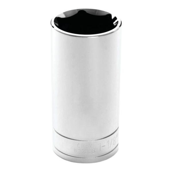 Performance Tool 1/2 In. Drive 1-1/8 In. 6-Point Deep Socket