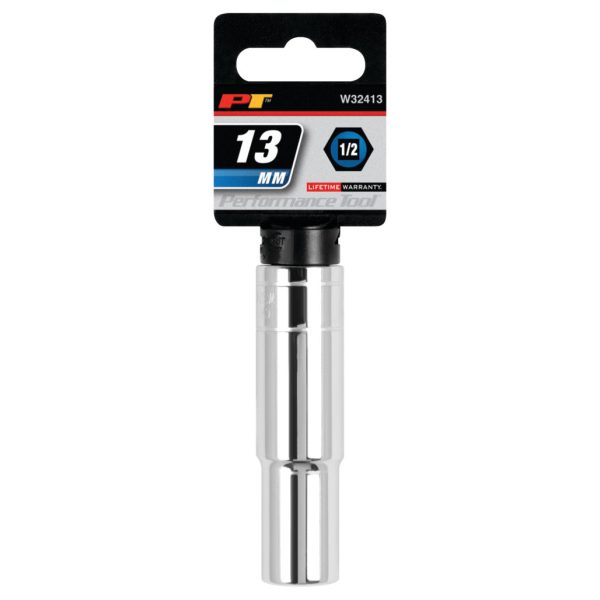 Performance Tool 1/2 In. Drive 13mm 6-Point Deep Socket