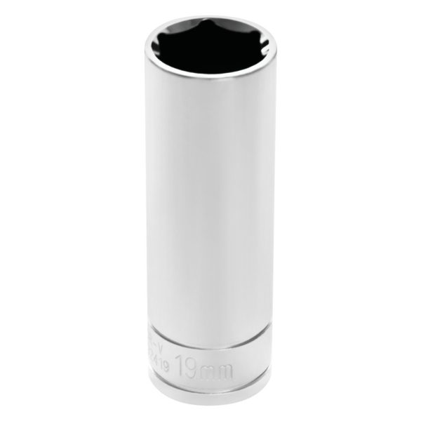 Performance Tool 1/2 In. Drive 19mm 6-Point Deep Socket