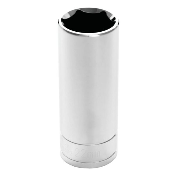 Performance Tool 1/2 In. Drive 22mm 6-Point Deep Socket