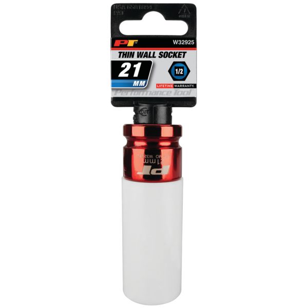 Performance Tool 1/2 In. Drive 21mm Thin Wall Socket