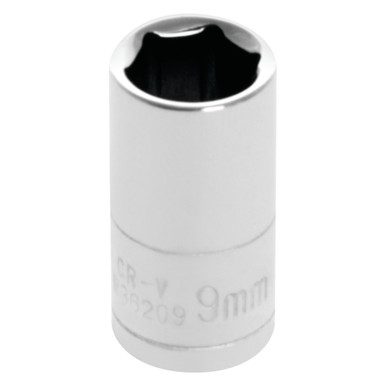 Performance Tool 1/4 In. Drive 9mm 6-Point Socket