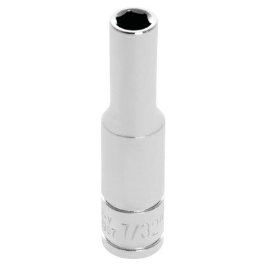 Performance Tool 1/4 In. Drive 7/32 In. 6-Point Deep Socket