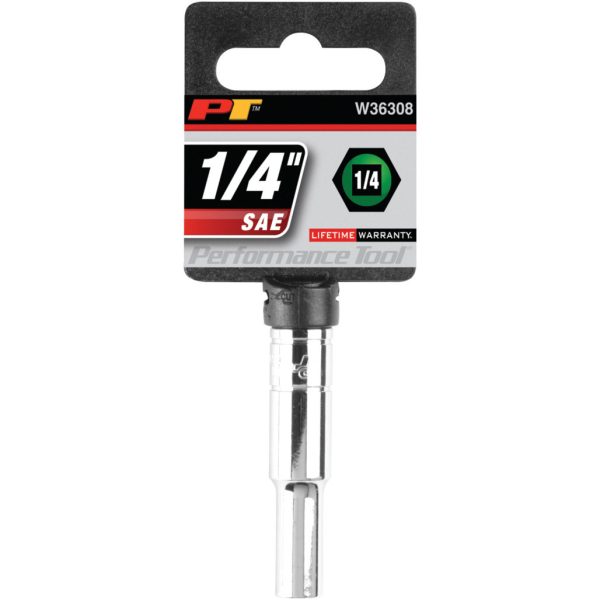 Performance Tool 1/4 In. Drive 1/4 In. 6-Point Deep Socket