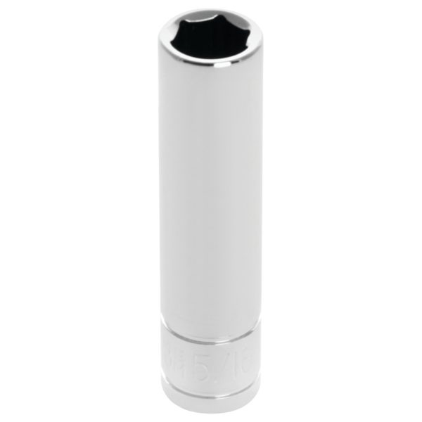 Performance Tool 1/4 In. Drive 5/16 In. 6-Point Deep Socket