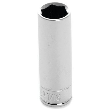 Performance Tool 1/4 In. Drive 7/16 In. 6-Point Deep Socket