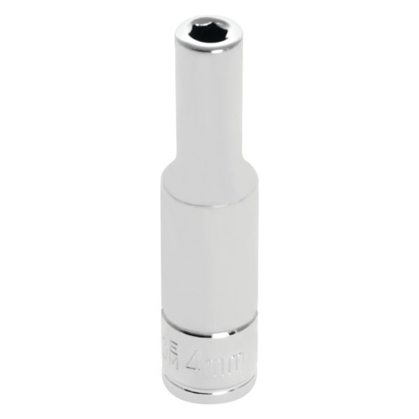 Performance Tool 1/4 In. Drive 4mm 6-Point Deep Socket