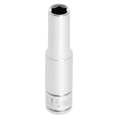 Performance Tool 1/4 In. Drive 6mm 6-Point Deep Socket