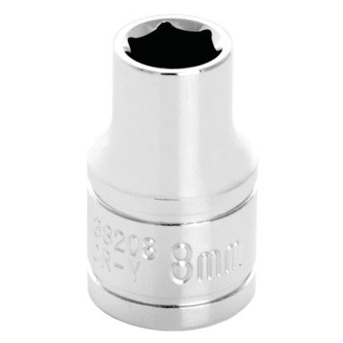 Performance Tool 3/8 In. Drive 8mm 6-Point Socket