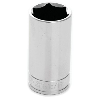 Performance Tool 3/8 In. Drive 15/16 In. 6-Point Deep Socket