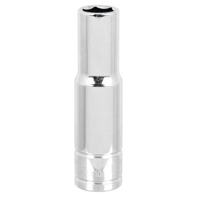 Performance Tool 3/8 In. Drive 10mm 6-Point Deep Socket